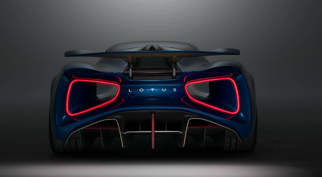 lotus evija back view